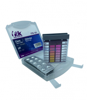 Kit análisis cloro libre, total y pH FTK 101