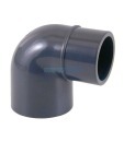 Reduzierter 90º PVC-Bogen, geklebt