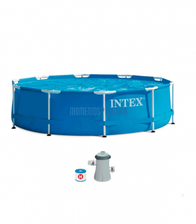 Pool Intex Metal Frame 305x76 cm with filter system