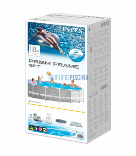 Zerlegbares Schwimmbad Intex Prism Frame 549x122 cm mit Reinigungsanlage