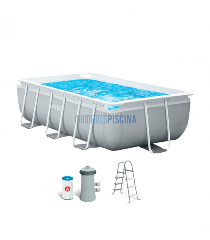 Demontierbarer Swimmingpool Intex Prism Frame 300x175x80cm mit Filteranlage