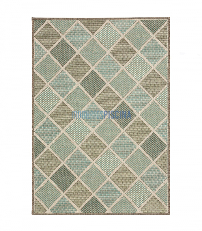 Outdoor carpet 180 x 280 cm Meridian Turquesa