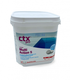 Chlore - Multi Actions 5kg - Galets 250g - CTX 393 - Astral