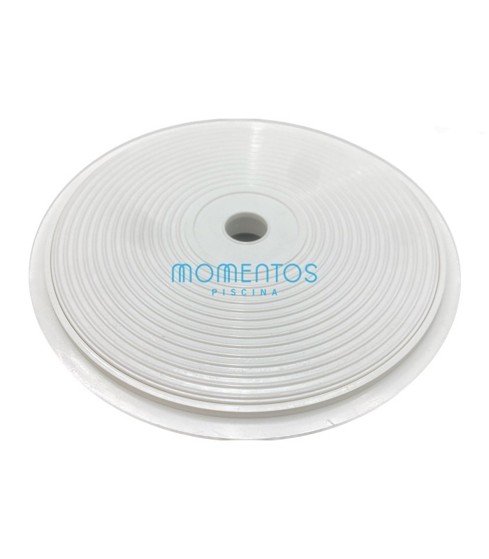 Tapa y aro circular skimmer blanco