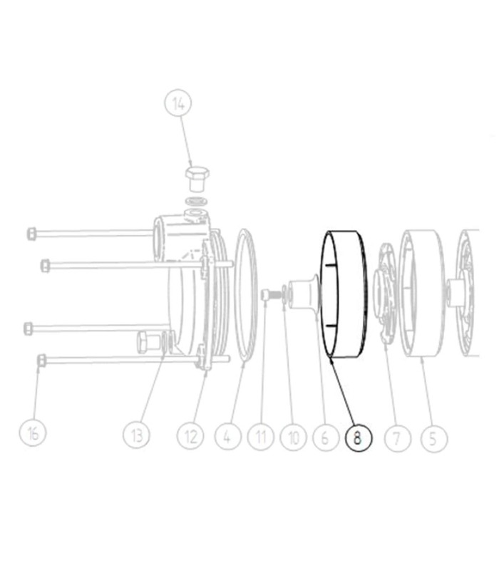 Saci Sigma 400 couvercle de diffuseur