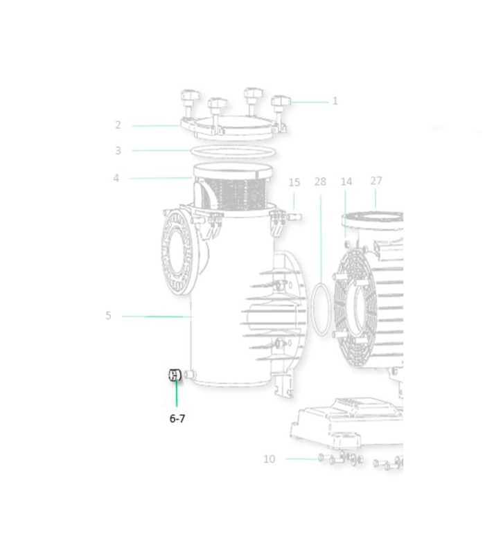 Guarnizione del tappo di scarico Saci Magnus/Supra