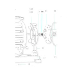 Junta tapón turbina Saci Magnus