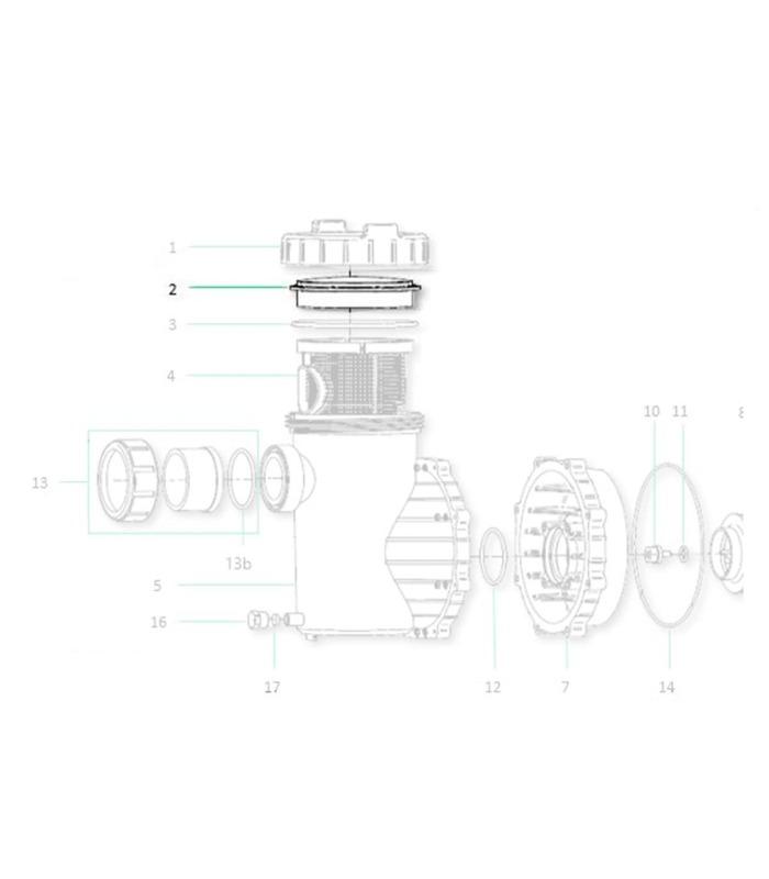 Pre-filter cover Saci Supra