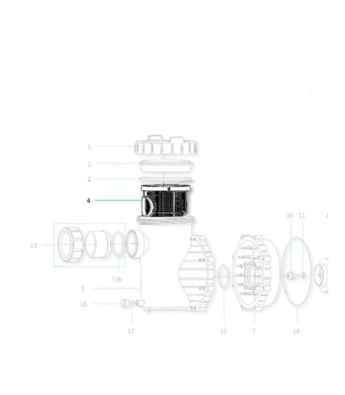 Panier pré-filtre Saci Supra